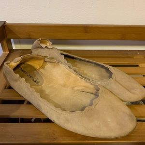 Audrey Brook Winny Ballet Flats in Nude